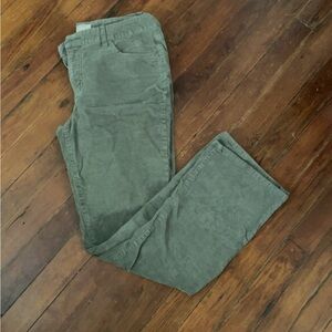 Women’s Green Corduroy Pants